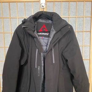 Gerry snow jacket. Very comfortable and helps to get warm fast!